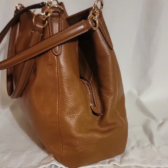 Coach Phoebe Leather Shoulder Bag - Picture 5 of 9